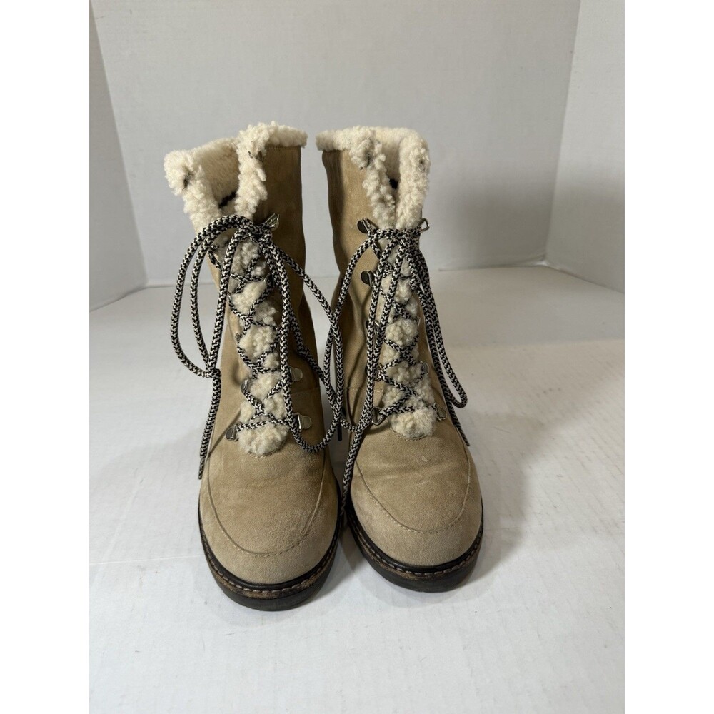 Stuart Weitzman Boots  Women's YUKON MOJAVE SUEDE Lace-up MRSP $545 Size 8.5 - Picture 2 of 16